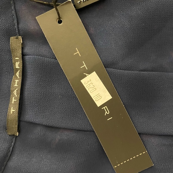 Tahari Purple Metallic Tunic - Picture 2 of 7